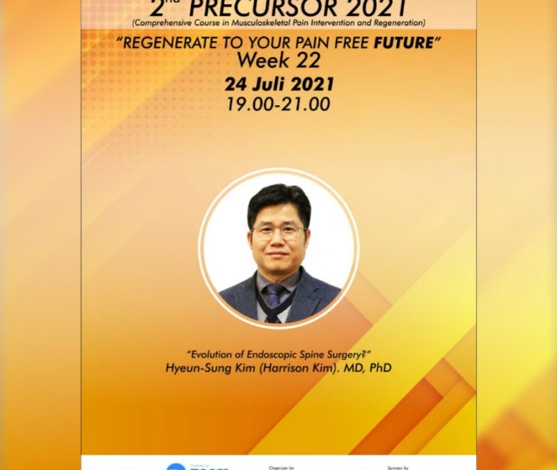 2nd PRECURSOR 2021 Regenerate to Your Pain Free Future Week 22
