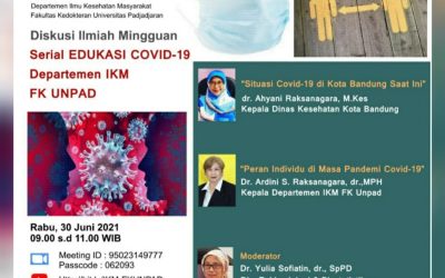 Diskusi Ilmiah Mingguan Departemen Ilmu Kesehatan Masyarakat FK UNPAD