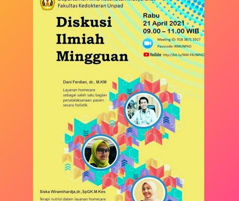 Diskusi Ilmiah Mingguan Departemen IKM FK UNPAD 2021