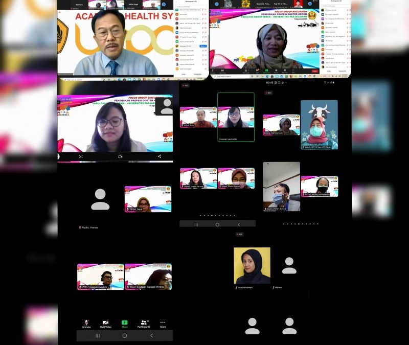 Focus Group Discussion Penyelarasan Teknik Kegiatan Pembelajaran PPDH FK UNPAD 2021