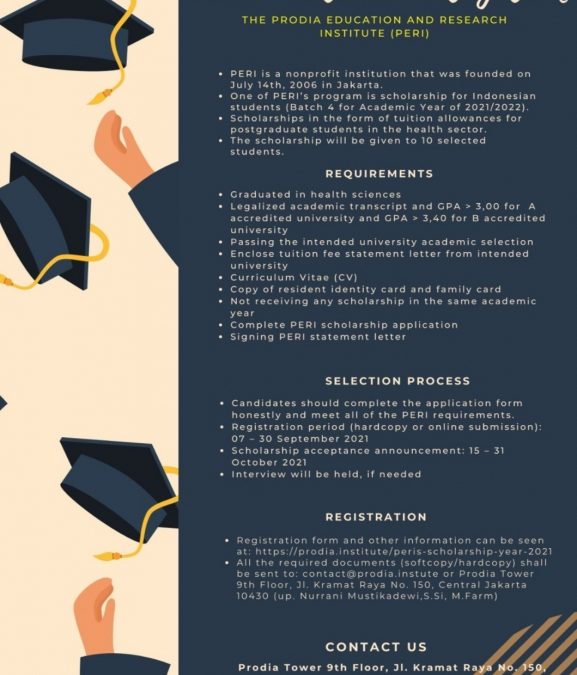 INFO BEASISWA PERI