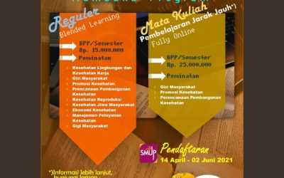 Ilmu Kesehatan Masyarakat FK Unpad Membuka Program Blended Learning Tahun Akademik 2021/2022