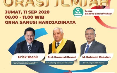 Orasi Ilmiah Menuju Unpad Bermanfaat dan Mendunia 2020