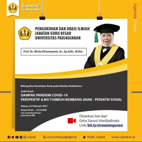 Pengkukuhan Dan Orasi Ilmiah Guru Besar Universitas Padjadjaran | FK ...