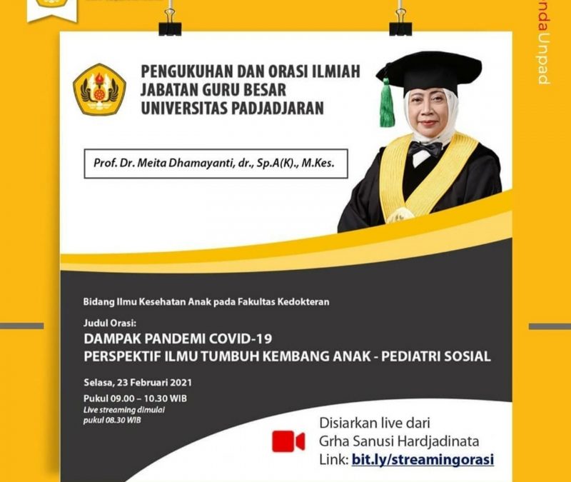 Pengkukuhan dan Orasi Ilmiah Guru Besar Universitas Padjadjaran