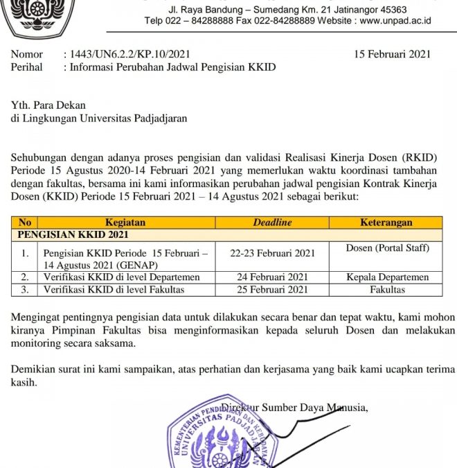 Penundaan Pengisian KKID