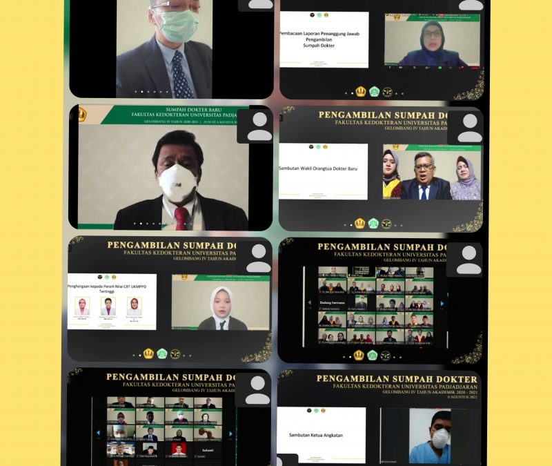 Sumpah Dokter Gelombang IV Tahun Akademik 2020/2021