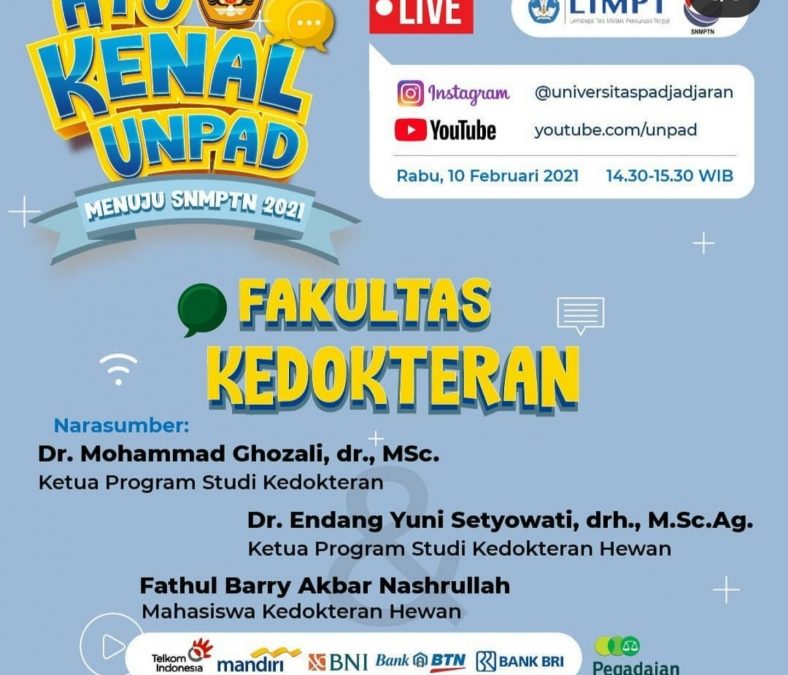 Talkshow Ayo Kenal FK Unpad Sampaikan Informasi Kredibel Tentang FK UNPAD