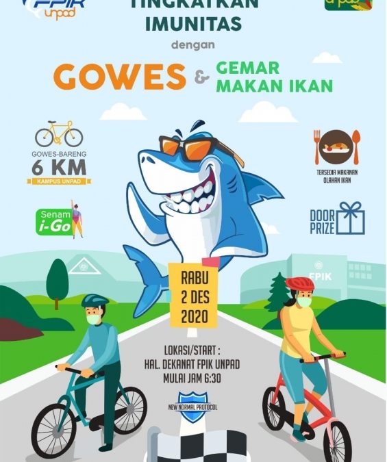 Tingkatkan Imunitas Dengan Gowes Serta Gemar Makan Ikan