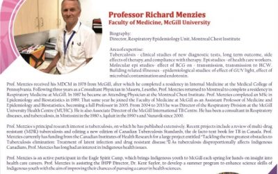 KEmis RISet Pembicara Prof. Richard Menzies dari McGill University Dengan Moderator Guru Besar Fakultas Kedokteran Unpad di Bidang Tuberkulosis (TBC)