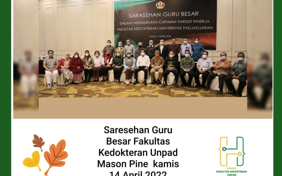 Saresehan Guru Besar Fakultas Kedokteran Unpad