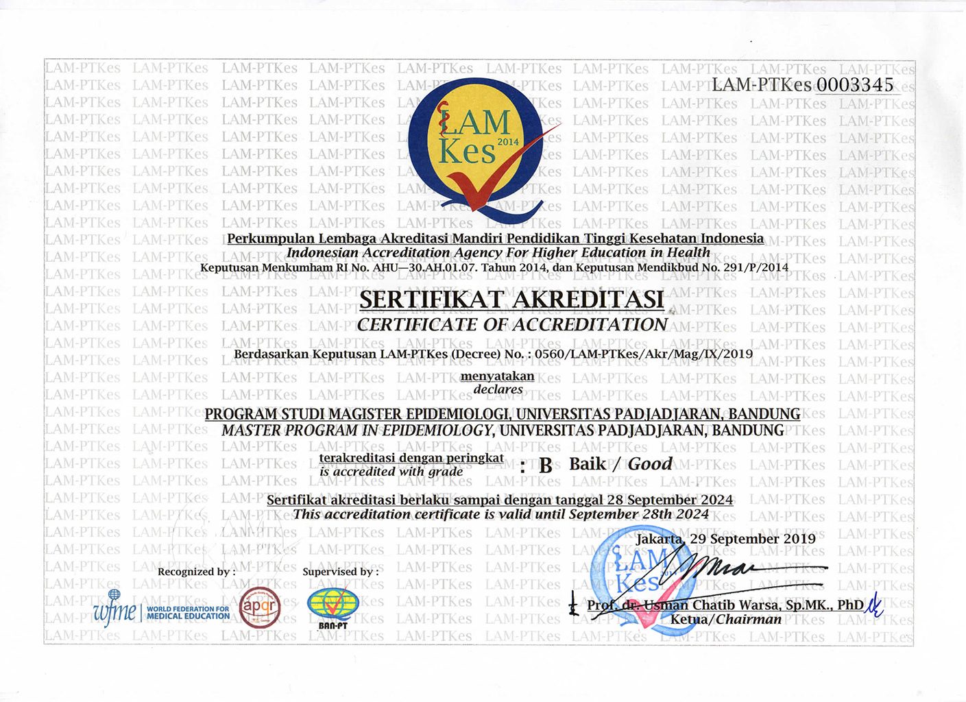 Sertifikat Akreditasi S2 Epidemiologi 28 sept 2024 rotated