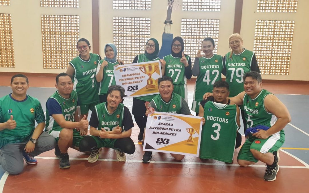 Tim Basket FK Unpad Raih Juara di Pertandingan 3 on 3 Dies Natalis Unpad 2024