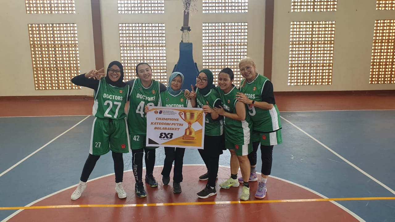 Tim Basket Putri FK Unpad di Dies Natalis Unpad 2024