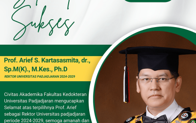 Selamat atas dilantiknya Prof Arief S. Kartasasmita dr., Sp.M(K)., M.Kes., Ph.D Sebagai Rektor Universitas Padjadjaran periode 2024-2029