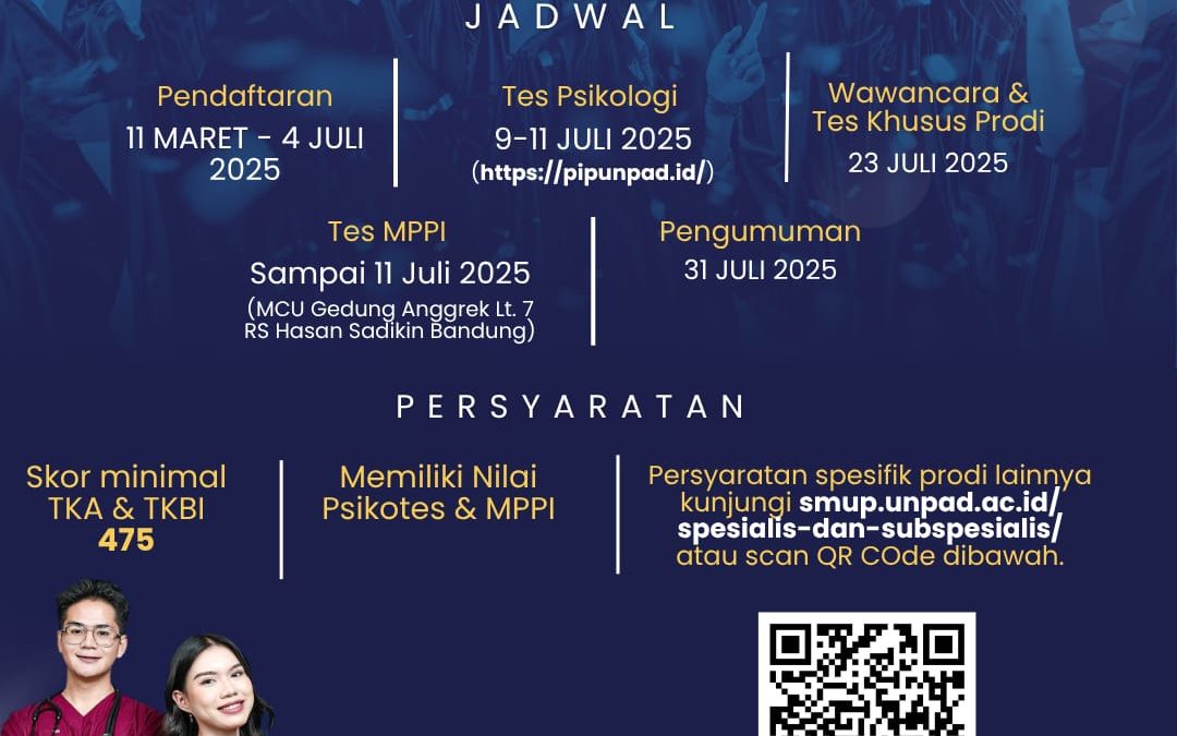 Seleksi Masuk Universitas Padjadjaran program PPDS