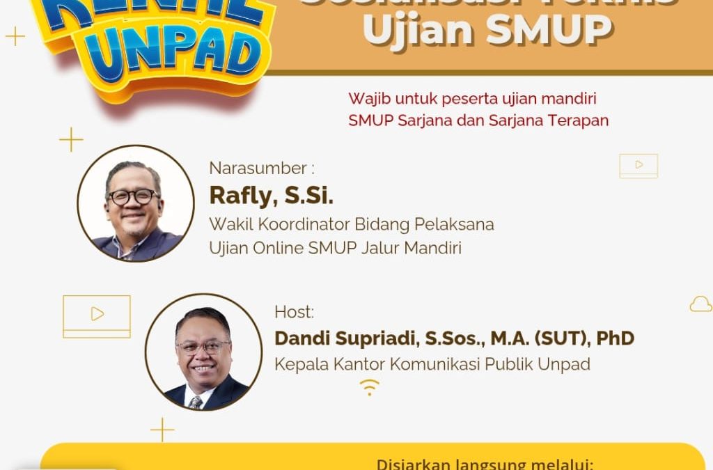 Sosialisasi Teknis UJIAN SMUP