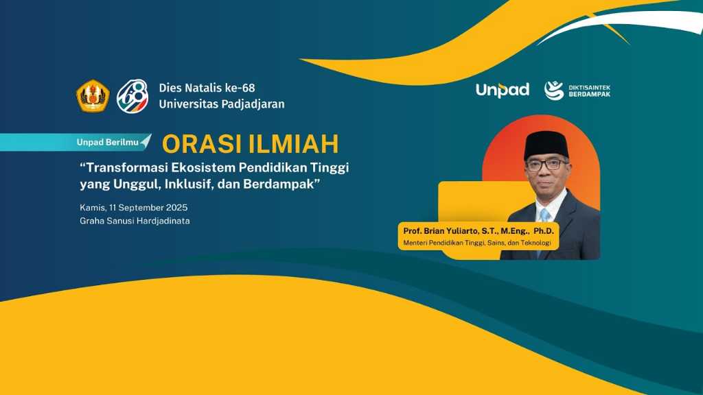 Orasi Ilmiah dan Renungan Unpad Bersyukur