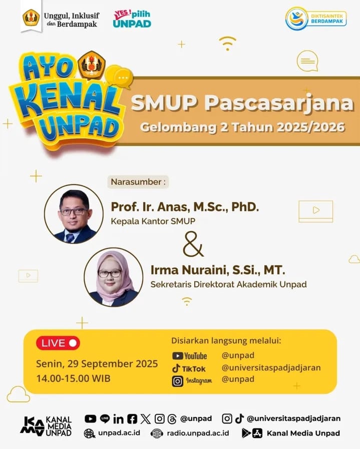 Pendaftaran SMUP Pascasarjana Unpad 2025/2026