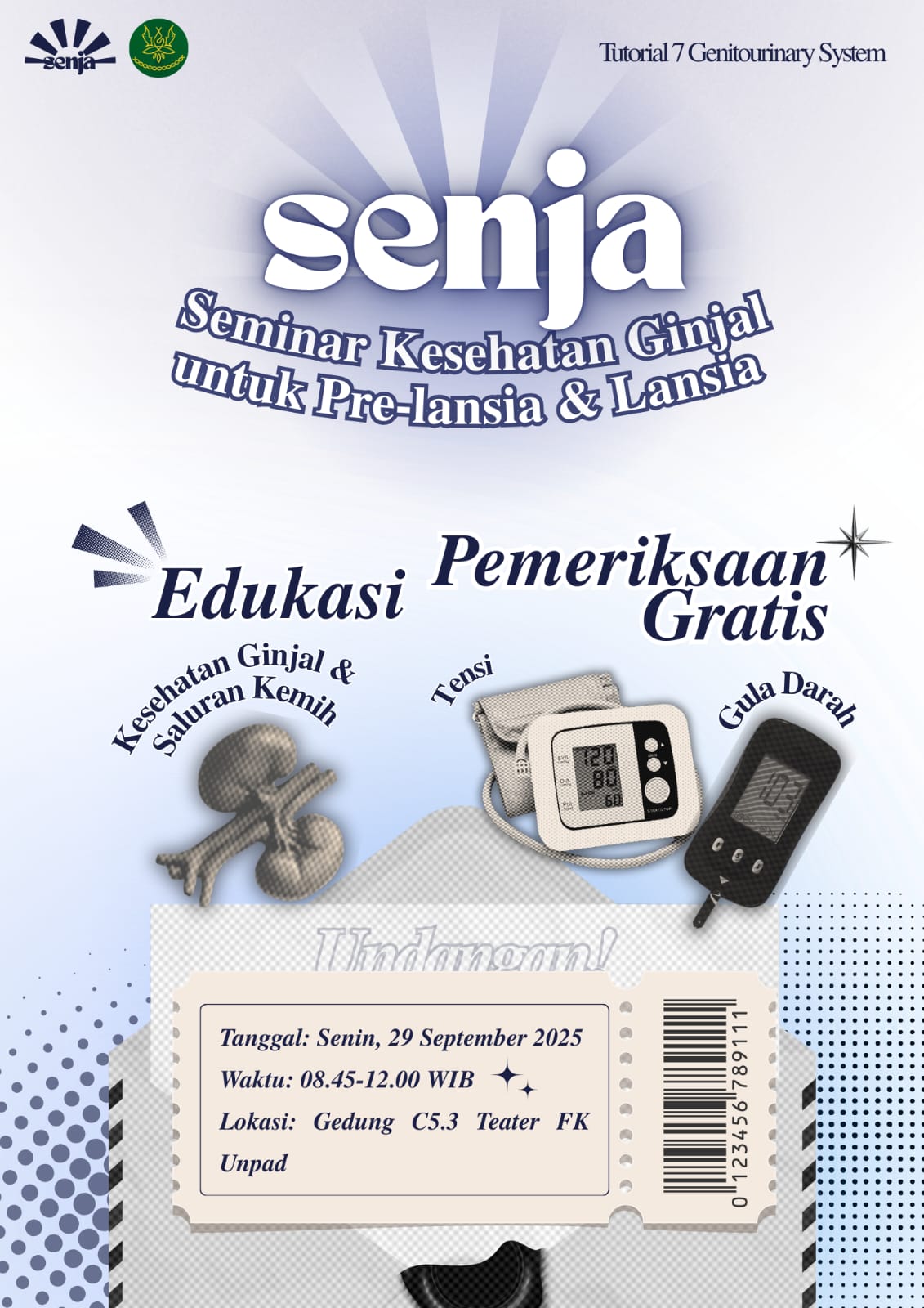 SENJA (Seminar Edukasi Kesehatan Ginjal untuk Prelansia dan Lansia)