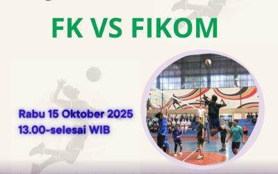Semifinal Seru! Tim Voli Putra Fakultas Kedokteran Unpad Hadapi Fikom