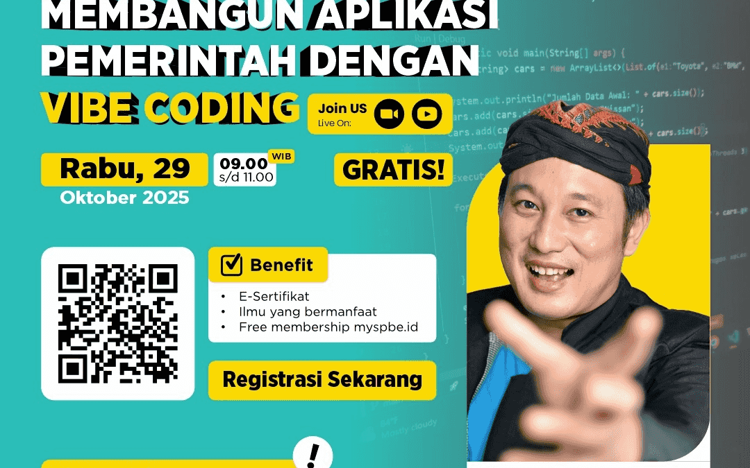 Webinar Digitama: Membangun Aplikasi Pemerintah dengan Vibe Coding