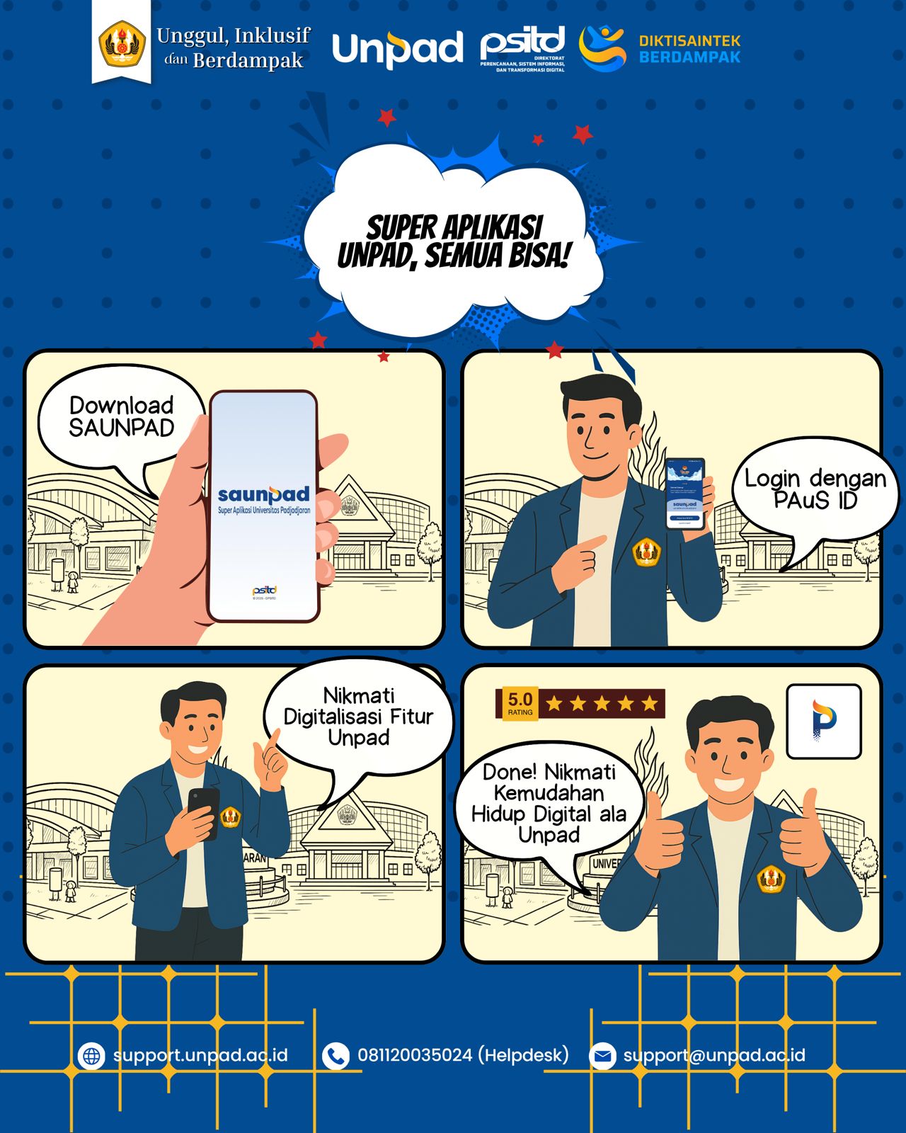 saunpad : Kampus dalam Genggamanmu!