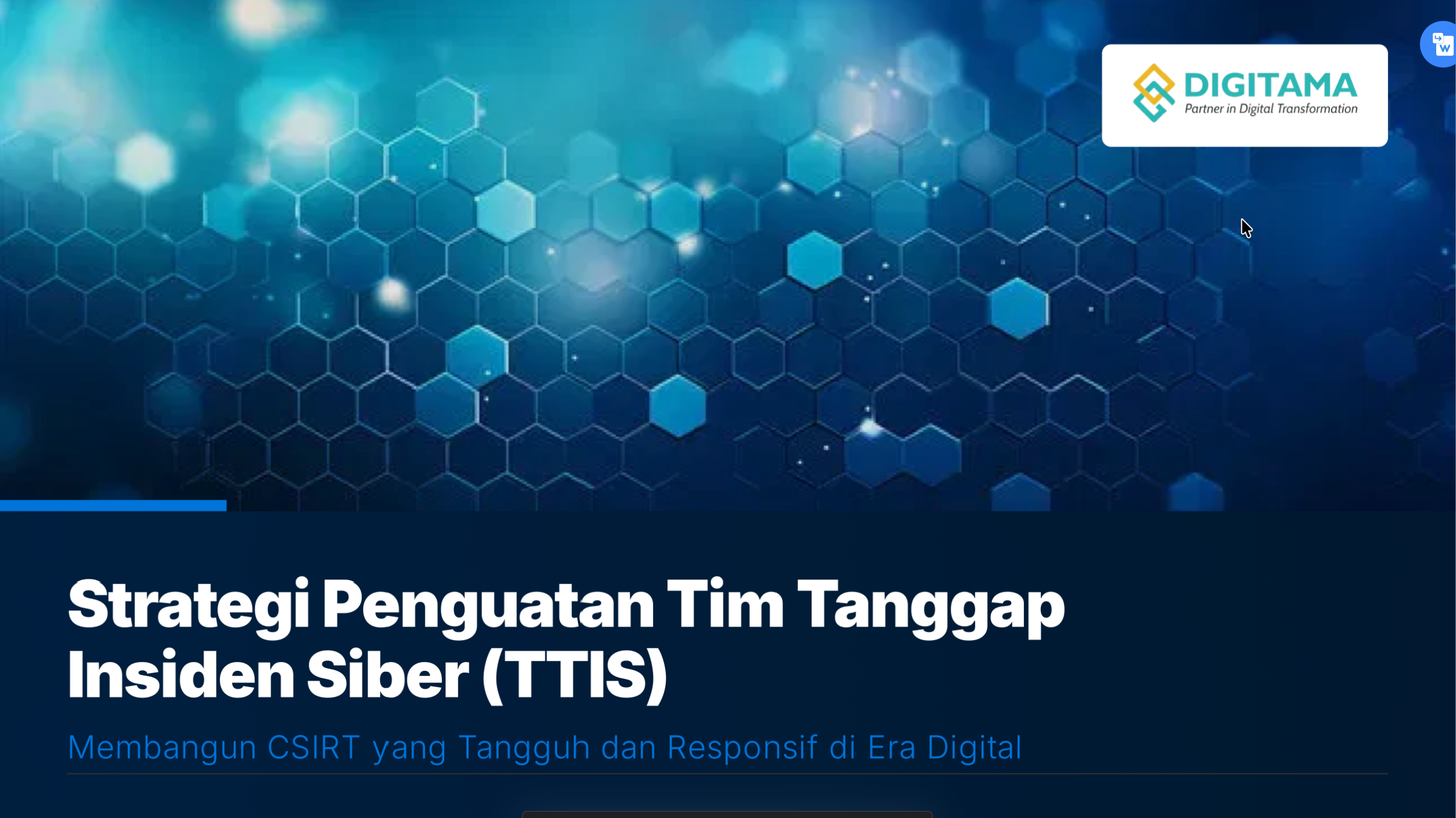 Penguatan Tim Tanggap Insiden Siber untuk Mendukung SPBE dan Pemerintahan Digital Penguatan Tim Tanggap Insiden Siber untuk Mendukung SPBE dan Pemerintahan Digital