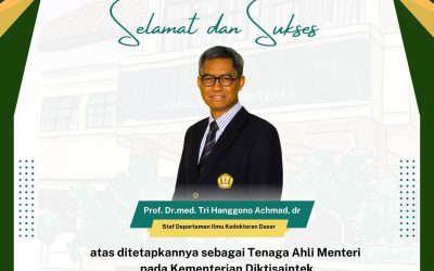 Prof. Tri Hanggono Achmad Ditetapkan sebagai Tenaga Ahli Menteri Diktisaintek