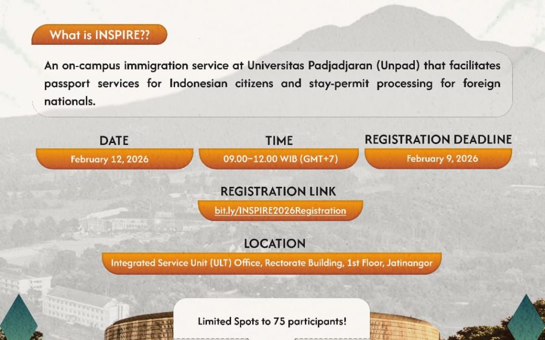 INSPIRE Immigration Service Point at University Unpad