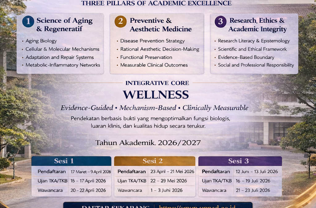 FK Unpad Buka Magister Anti Aging dan Aesthetic Medicine 2026