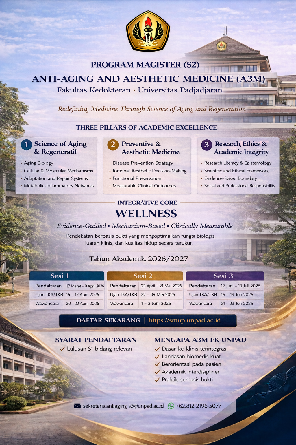 FK Unpad Buka Magister Anti Aging dan Aesthetic Medicine 2026 FK Unpad Buka Magister Anti Aging dan Aesthetic Medicine 2026