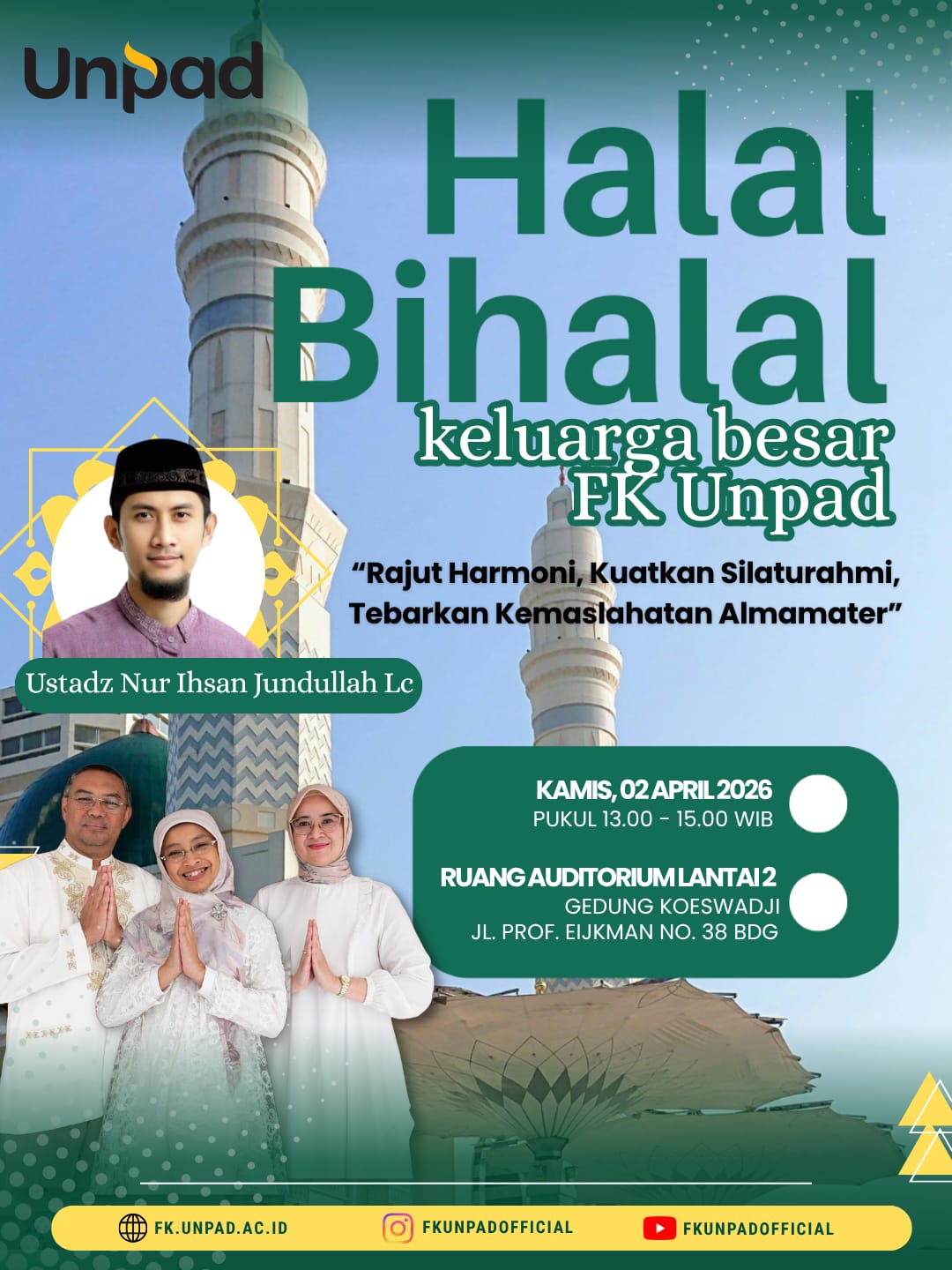 FK Unpad Perkuat Kebersamaan melalui Silaturahmi Idulfitri 1447 H