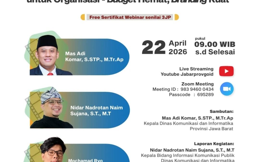 IKP Talks #4 2026: Tips Membuat Video Sinematik untuk Organisasi, Dorong Branding Kuat dengan Budget Hemat
