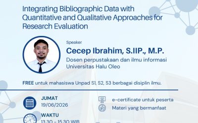 Webinar Unpad Bahas Bibliometrik Interdisipliner untuk Perkuat Evaluasi dan Dampak Penelitian