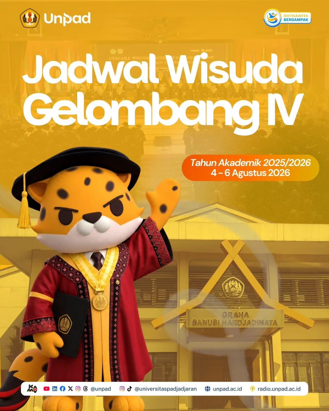 Poster Jadwal Wisuda Gelombang IV Universitas Padjadjaran Tahun Akademik 2025:2026-0 Poster Jadwal Wisuda Gelombang IV Universitas Padjadjaran Tahun Akademik 2025:2026-0