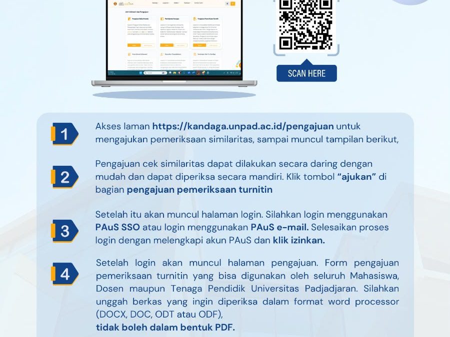 Perpustakaan Unpad Permudah Layanan Cek Similaritas Turnitin melalui Platform Kandaga