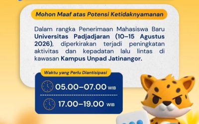 Penerimaan Mahasiswa Baru Unpad 2026, Warga Jatinangor Diimbau Antisipasi Kepadatan Lalu Lintas