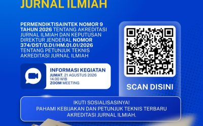 Sosialisasi Kebijakan Baru Akreditasi Jurnal Ilmiah untuk Pengelola Jurnal dan Akademisi