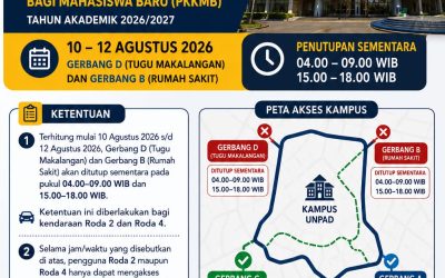 Akses Jalan Kampus Unpad Direkayasa Selama Pelaksanaan PKKMB 2026