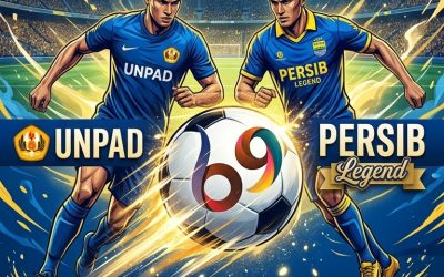 Unpad Bergerak Resmi Dibuka melalui Senam Bersama dan Eksibisi Sepak Bola Unpad vs Persib Legend