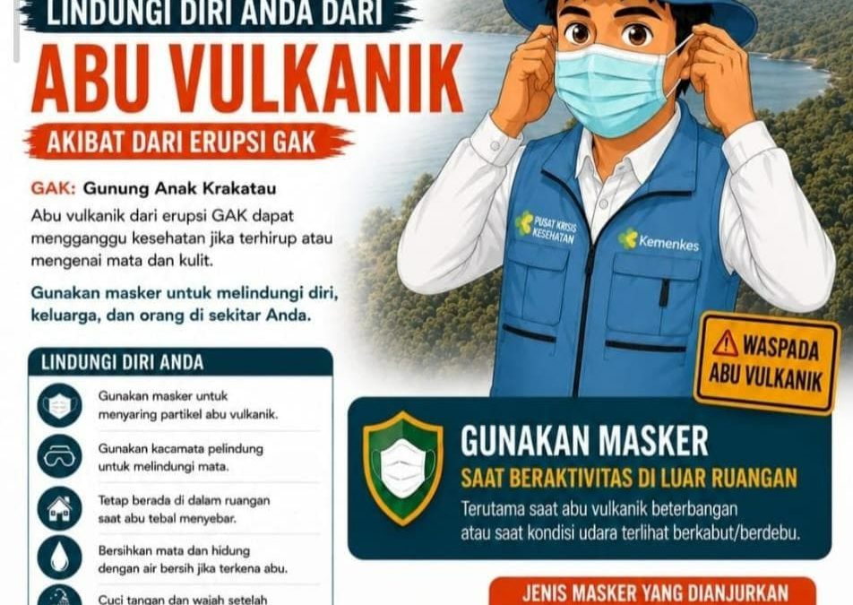 FK Unpad Ajak Masyarakat Waspada Abu Vulkanik Gunung Anak Krakatau dan Lindungi Kesehatan