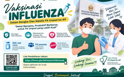 FK Unpad Sediakan 300 Vial Vaksin Influenza Gratis dalam Rangka Dies Natalis ke-69