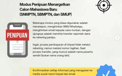 Waspada Penipuan Mengatasnamakan Unpad, Calon Mahasiswa Baru Diminta Lebih Teliti