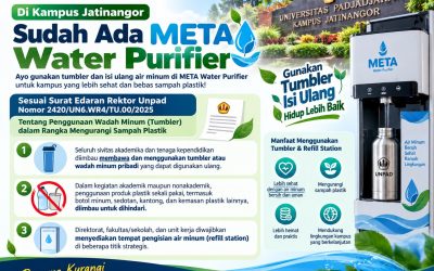 META Water Purifier Hadir di Kampus Jatinangor, FK Unpad Dorong Kebiasaan Bawa Tumbler dan Kurangi Sampah Plastik