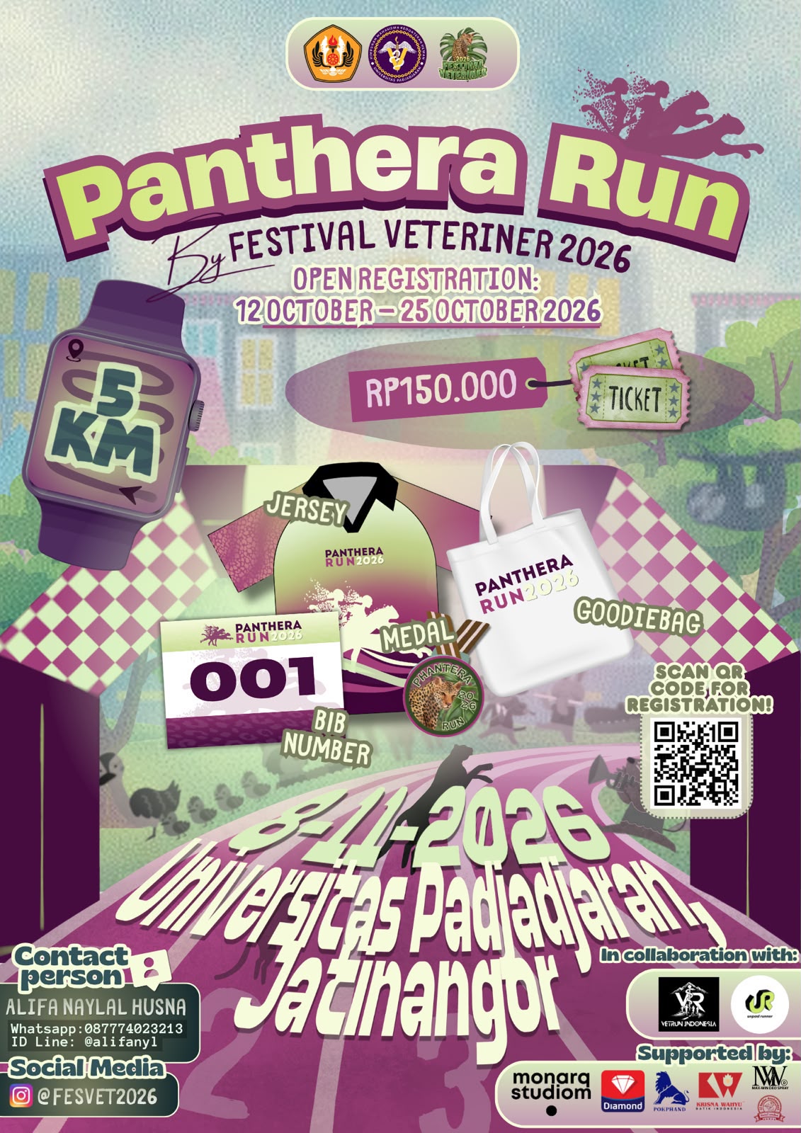 Panthera Run 2026 Panthera Run 2026 di Universitas Padjadjaran, Daftar Sekarang